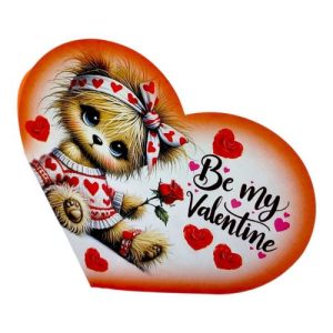 Листівка вітальна "Валентинка" 15,1х8,2 см