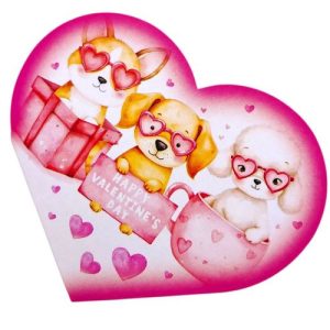 Листівка вітальна "Валентинка" 15,1х8,2 см