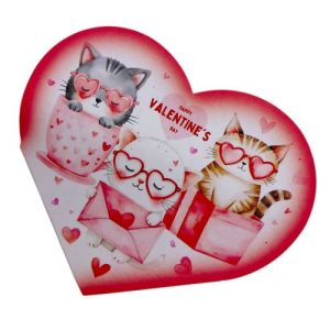 Листівка вітальна "Валентинка" 15,1х8,2 см