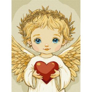 Картина по номерах "Серце янгола" 30х40см