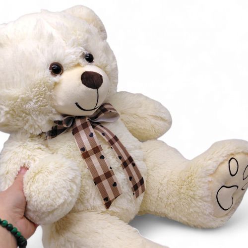 Мʼяка іграшка Ведмедик Макс 45 см. (БІЛИЙ)