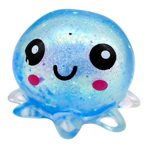 Антистрес жуйка-тягучка Восьминіг 5,5 см (БЛАКИТНИЙ)