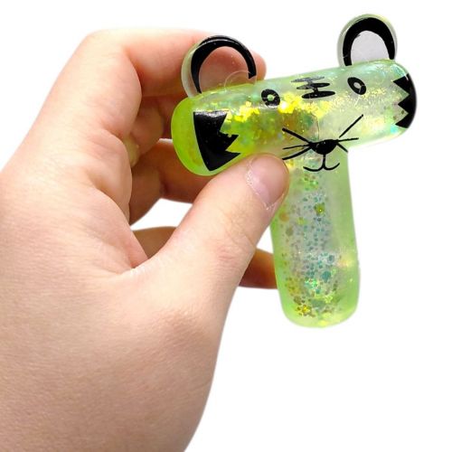 Антистрес жуйка-тягучка "Алфавіт" 9 см (ЗЕЛЕНА)