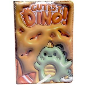 Блокнот 3D.Діно, ФОРМАТ А5 (ПОМАРАНЧЕВИЙ)