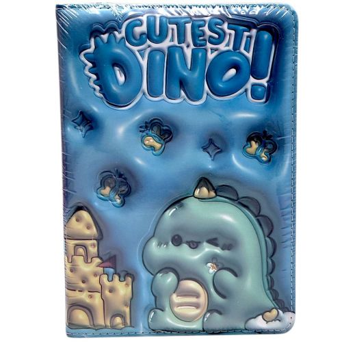 Блокнот 3D.Діно, ФОРМАТ А5 (СИНІЙ)