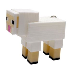 Брелок 3d друк "Minecraft: Вівця"