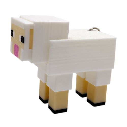 Брелок 3d друк "Minecraft: Вівця"