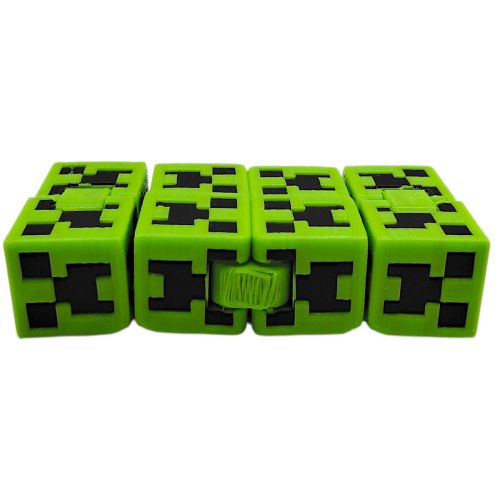 Антистрес 3d друк "Куб нескінченності (Кріпер Minecraft)"