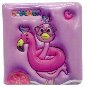 Блокнот 3D 10Х9,5 см "Лама" (РОЖЕВИЙ)