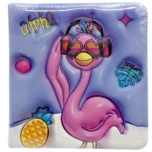 Блокнот 3D 10Х9,5 см "Фламінго" (СИНІЙ)