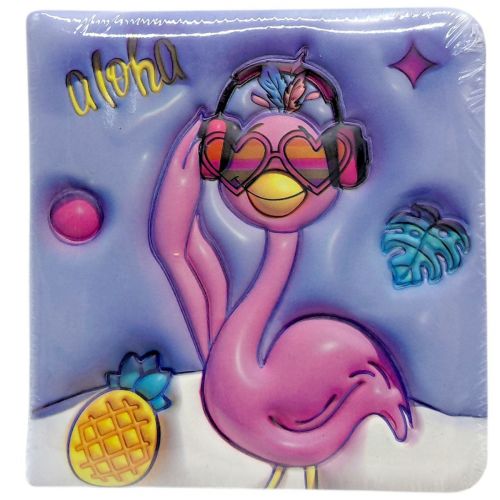 Блокнот 3D 10Х9,5 см "Фламінго" (СИНІЙ)