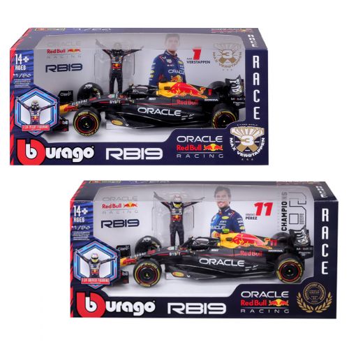 Автомодель з фігуркою - Red Bull Racing RB19 (1:24)