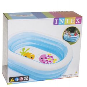 Надувний басейн "Овальний" 163 х 107 х 46 см