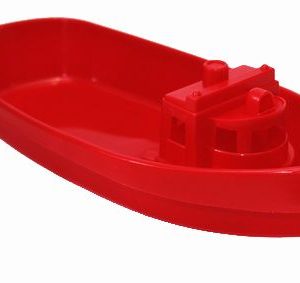 Пластиковий кораблик (червоний)