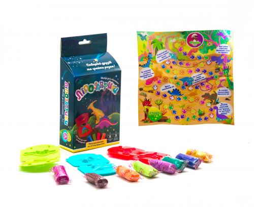 Набір тесту для ліплення "Лепозаврікі" (укр)