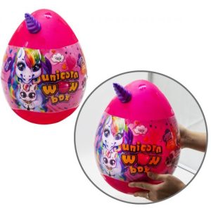 Іграшка-сюрприз "Unicorn WOW Box", укр (малиновий)