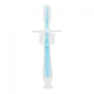 Зубна щітка з обмежувачем, блакитний