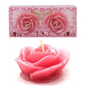 Набір свічок "Троянди", рожевий