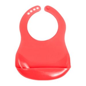 Фартух нагрудний з кишенею на застібці (червоний)