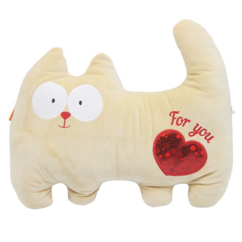 М'яка іграшка "Котик Лапочка", бежевий