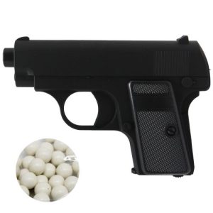 Пістолет пластиковий з кульками, чорний