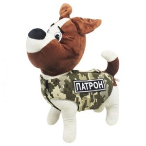 Мʼяка іграшка "Пес Патрон в броніку", 32 см