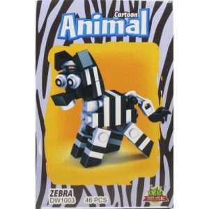 Конструктор "Cartoon Animal: Зебра" (46 дет)