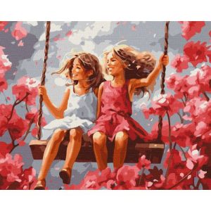 Картина за номерами "Найкращі подружки" 40х50 см