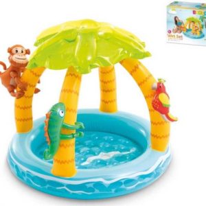Басейн надувний "Тропічний острів" 102x86 см, від 1 року, об`єм=45 л, вага 1.6кг