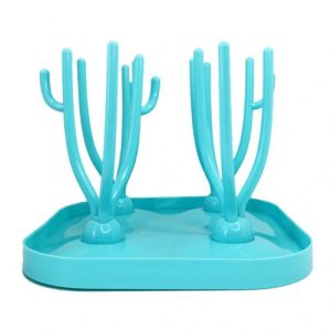 Сушка для дитячих пляшечок "Кактус" (бірюзова)
