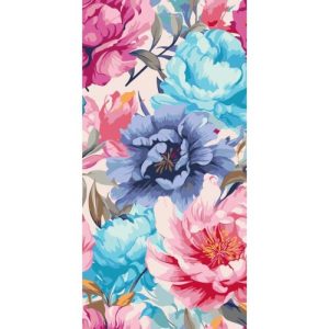 Картина по номерах "Кольорова весна" 40х80 см