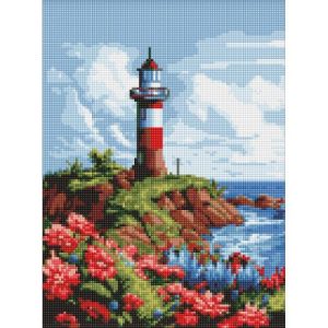 Алмазна мозаїка "Мальовничий край" 30х40 см