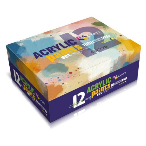 Набір акрилових фарб 12 шт. по 20 мл