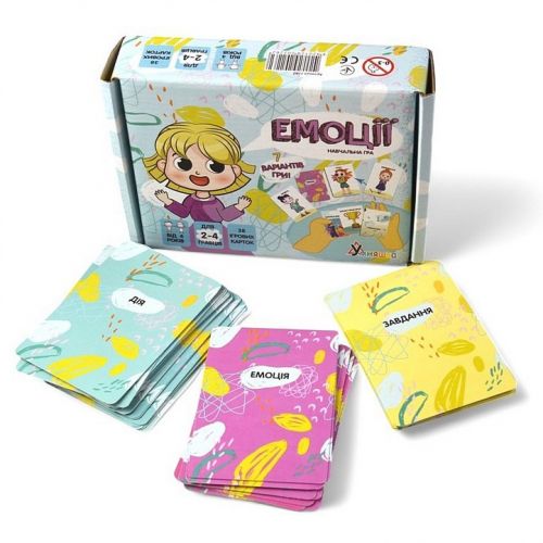 Розвиваюча настільна гра "Емоції" (укр)