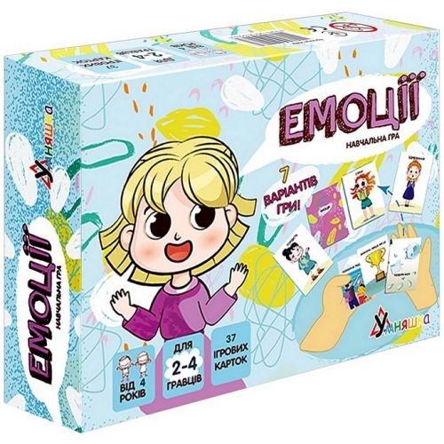 Розвиваюча настільна гра "Емоції" (укр)
