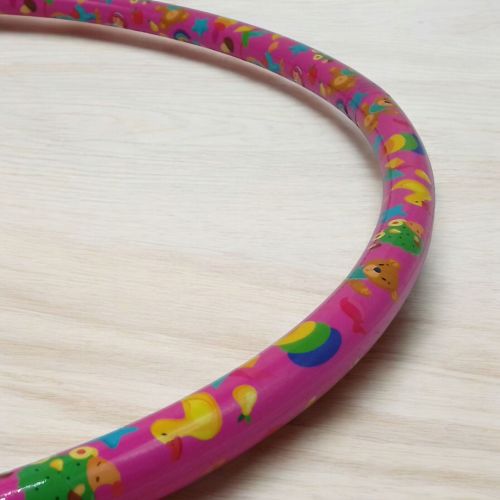 Обруч №0 53 см "Дитячі іграшки" (рожевий)