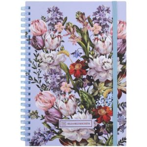 Блокнот на спіралі карт. обк., А5,80 арк,кл.,OS,Spring flow