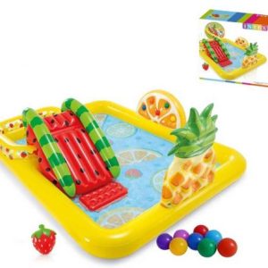 Ігровий центр 57158 NP (2) Веселий фрукт, 244 x 191 x 91 см, з гіркою, від 2-х років, 493л, в коробці