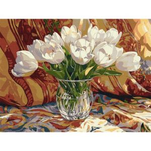 Картина по номерах "Тюльпановий спокій" 30х40 см
