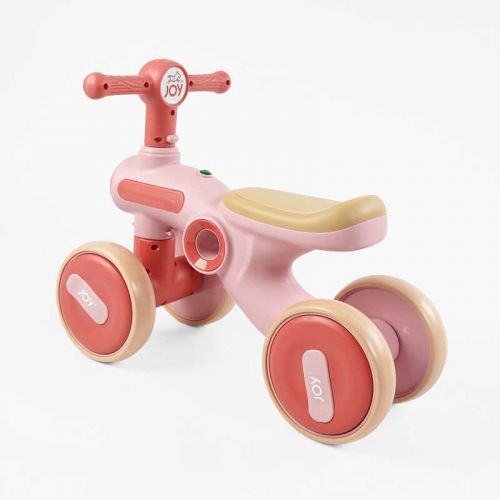 Велобіг 4-х колісний JOY (колеса 6’’ PU, рама пластикова, УКРАЇНСЬКЕ ОЗВУЧУВАННЯ та підсвічування, в коробці)