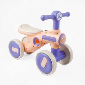 Велобіг 4-х колісний JOY (колеса 6’’ PU, рама пластикова, УКРАЇНСЬКЕ ОЗВУЧУВАННЯ та підсвічування, в коробці)