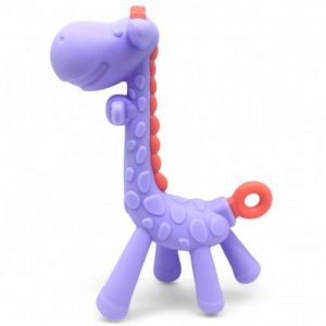 Прорізувач силіконовий "Жираф" (фіолетовий)