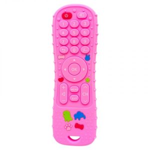 Силіконовий прорізувач Пульт (РОЖЕВИЙ)