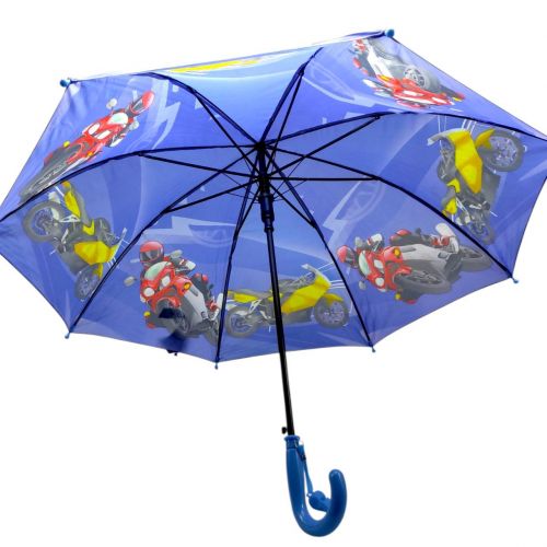 Дитяча парасолька МАШИНКИ (СІРИЙ)