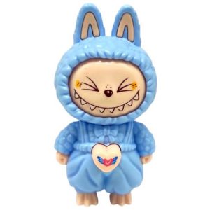 Іграшка-брелок "Лабубу/LABUBU", змінює обличчя (БЛАКИТНИЙ)