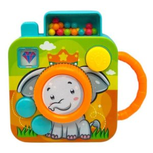 Брязкальце "Фотоапарат" (ПОМАРАНЧЕВЕ)