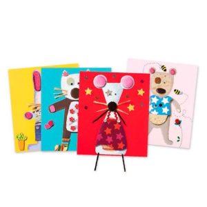 Художній комплект DJECO Колаж для самих маленьких 4 фігурки