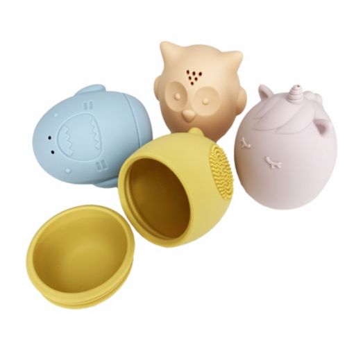 Набір силіконових іграшок для купання (Лісові тварини)