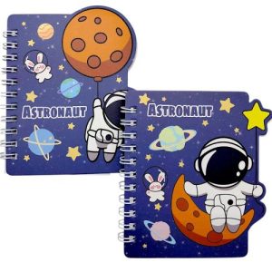 Блокнот на пружині "Космос" 12x12 см, 60 арк (мікс видів)