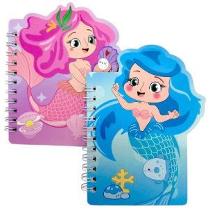 Блокнот на пружині "Русалка" 12x12 см, 60 арк (мікс видів)